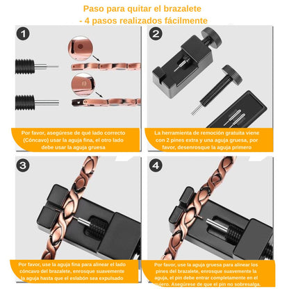 ✨Pulsera de Cobre Premium con Imanes – Bienestar y Estilo en un Solo Accesorio