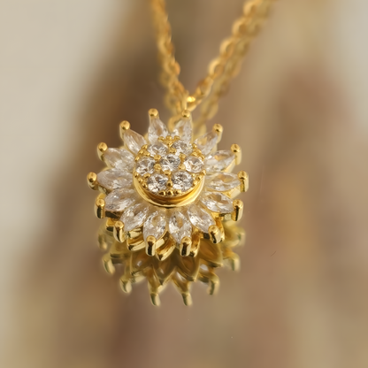 Collar Girasol Antiestrés – Un Regalo de Amor y Serenidad