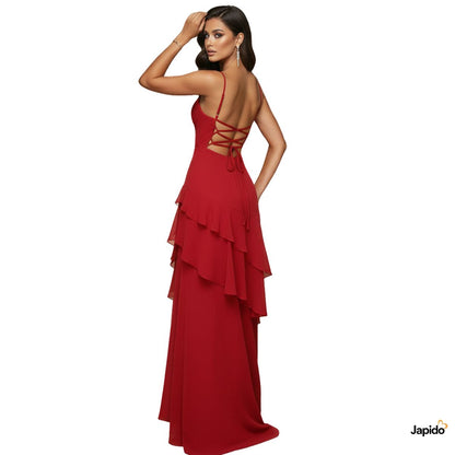 El Vestidazo Soñado: Olanes en Cascada y Espalda de Corsé