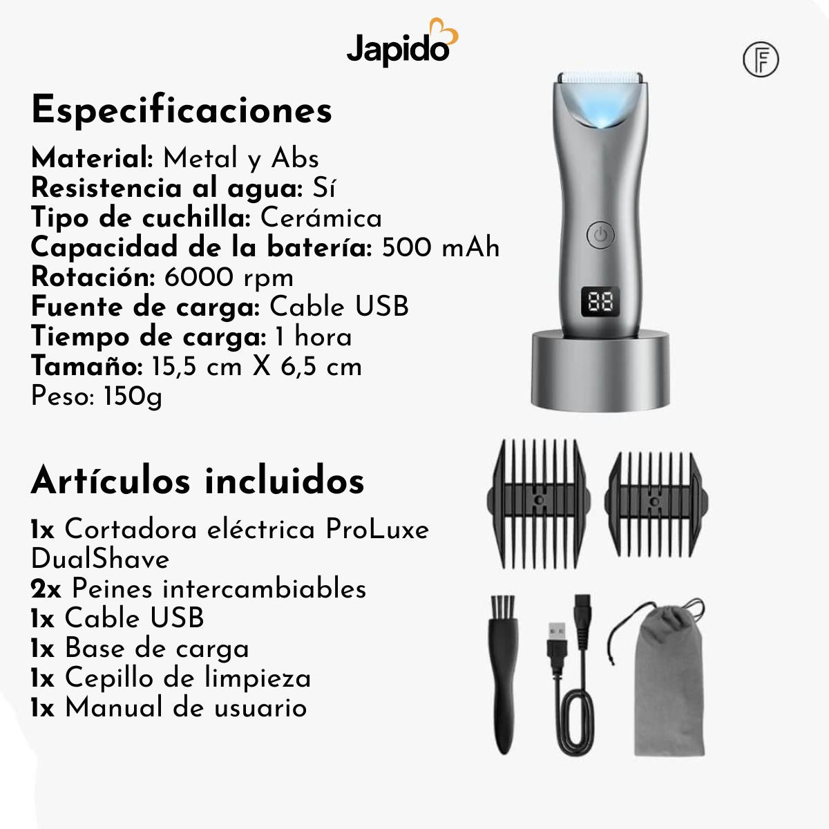ProLuxe DualShave - Depilación y Afeitado 2 en 1