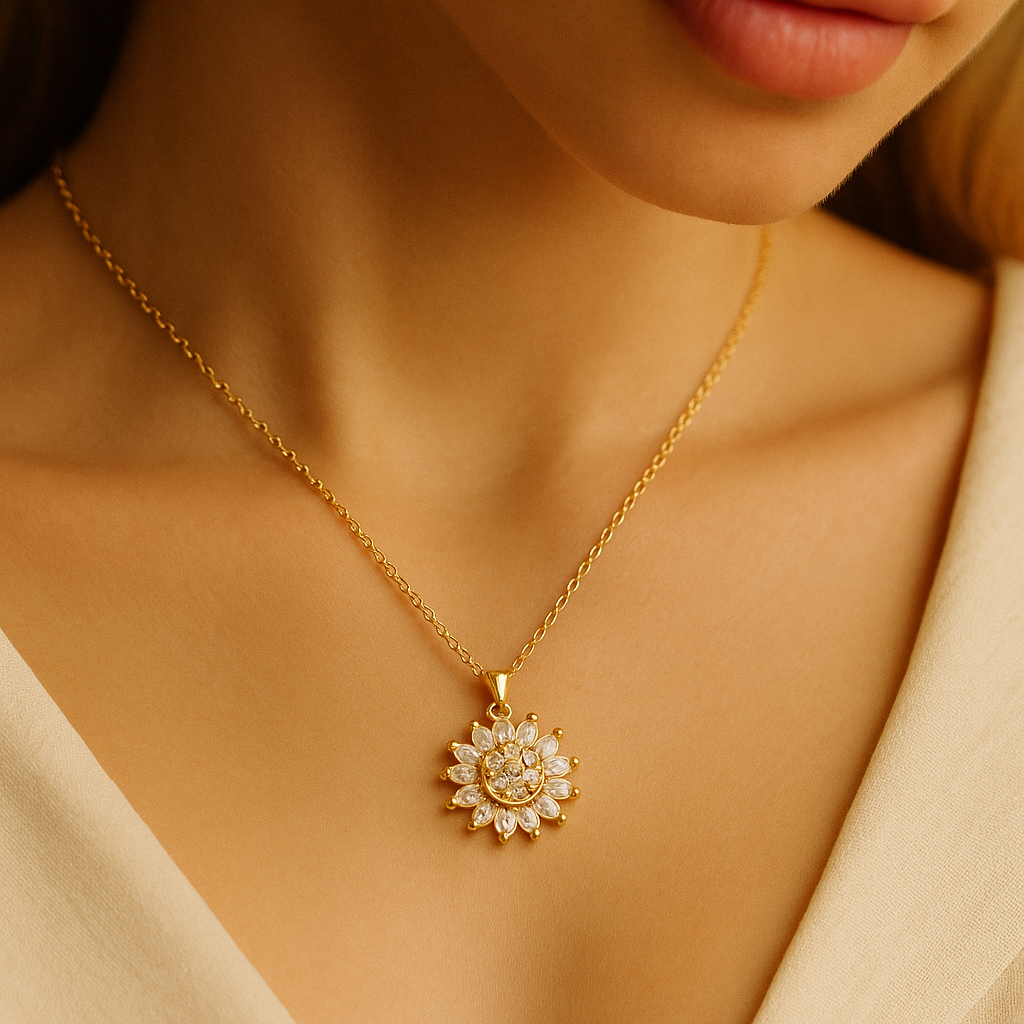 Collar Girasol Antiestrés – Un Regalo de Amor y Serenidad