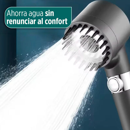 LuxHydra Pro - Transforma tu ducha en un SPA de lujo:  agua purificada, alta presión, 3 modos de chorro